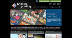 Desktop Screenshot of hollandprinting.com